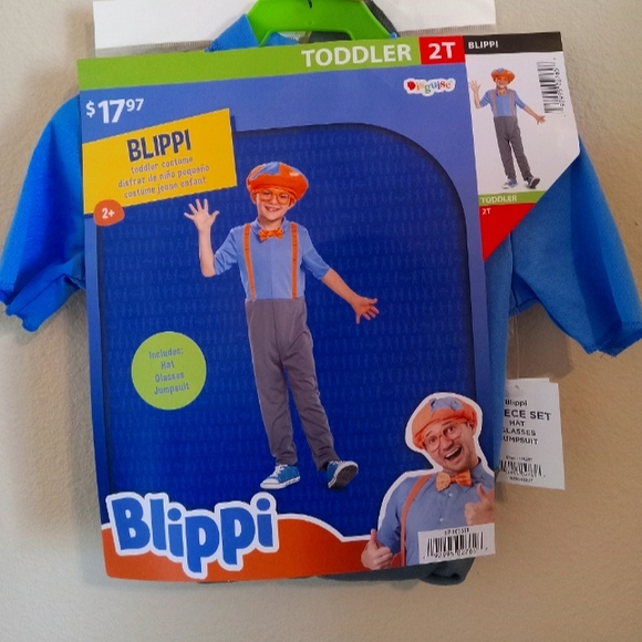 Other - 3 pcs BLIPPI COSTUME Size 2T